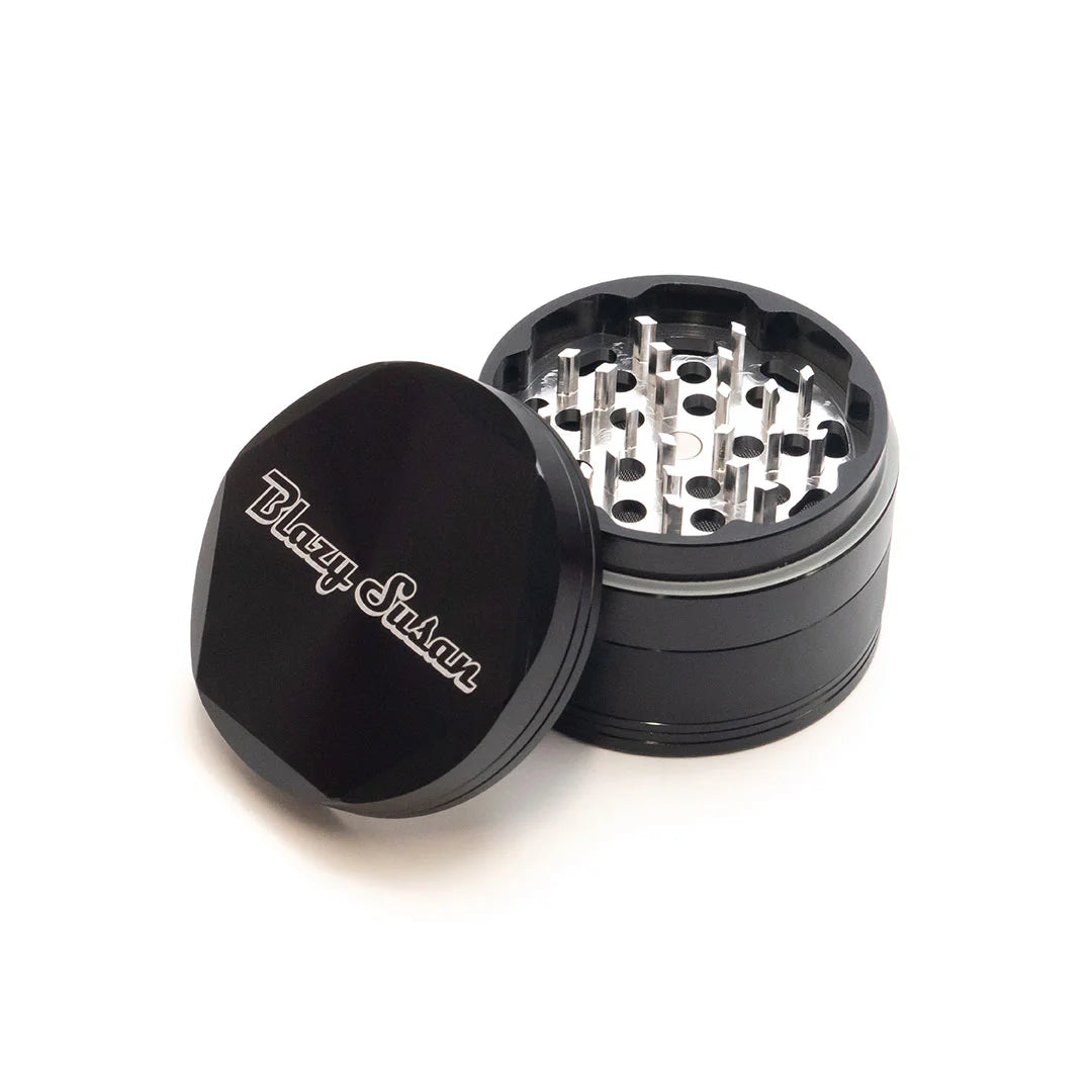 Blazy Susan 4 Piece Aluminum Grinder - Variety of Colors