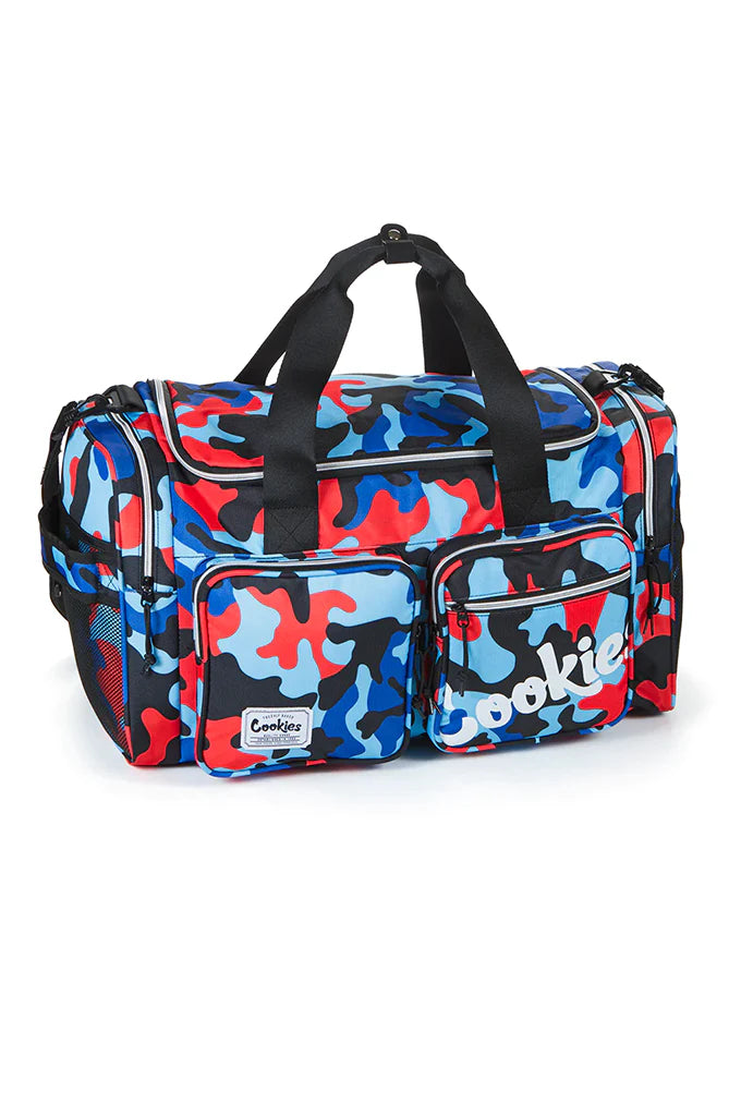 Cookies Heritage Smell Proof Duffle Bag Blue Camo