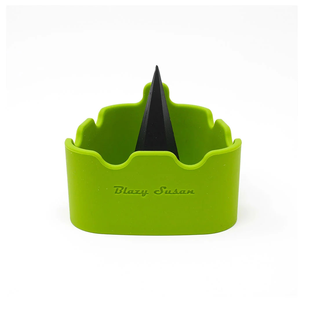 Blazy Susan Deluxe Ashtray - Premium Silicone Green