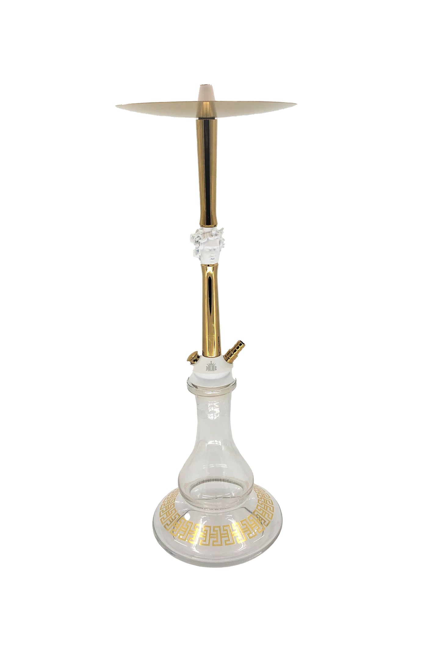 Mob Hookah - Medusa Gold & White