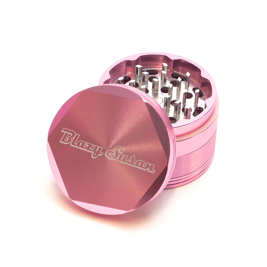 Blazy Susan 4 Piece Aluminum Grinder - Variety of Colors