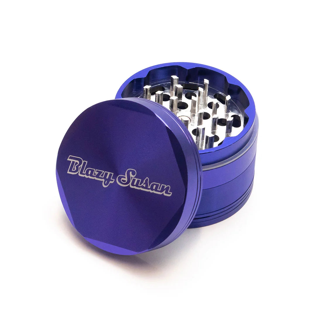 Blazy Susan 4 Piece Aluminum Grinder - Variety of Colors