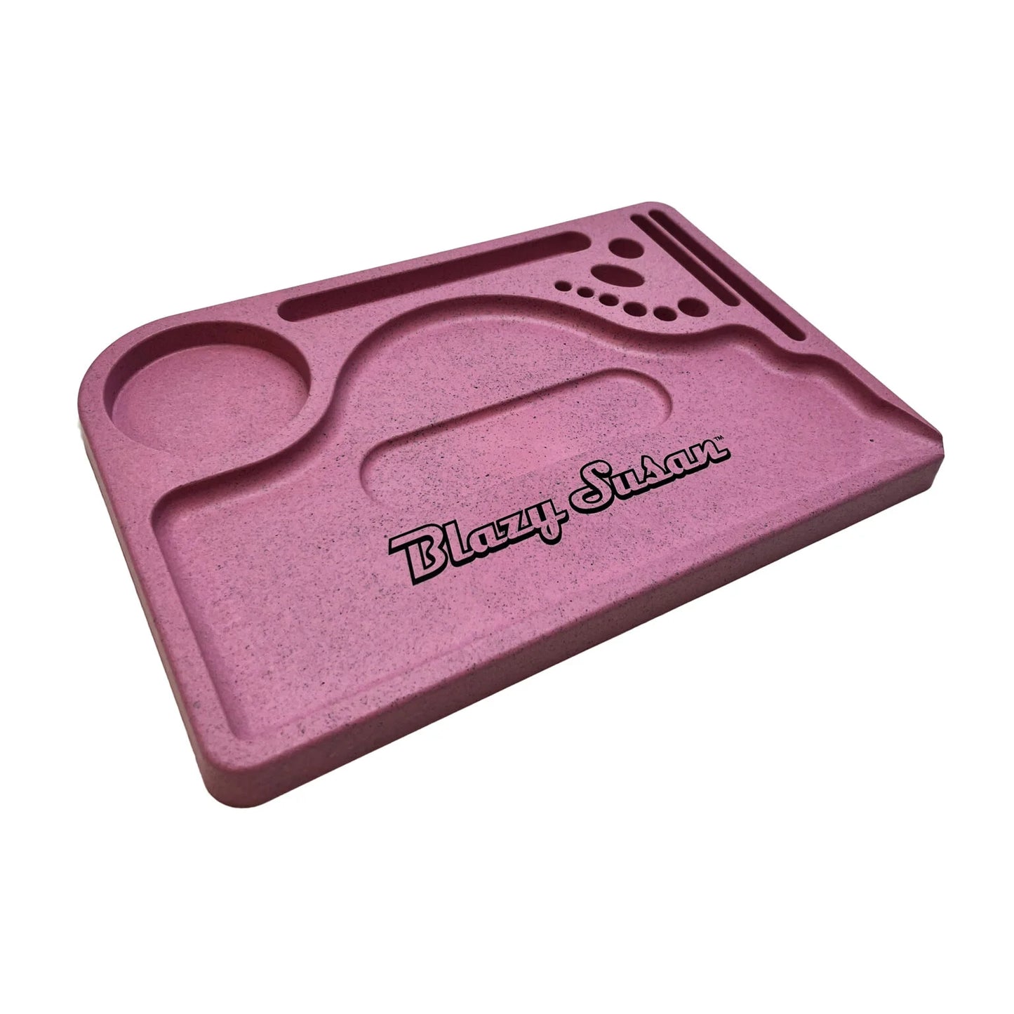 Blazy Susan Rolling Tray - Hemp Plastic Pink