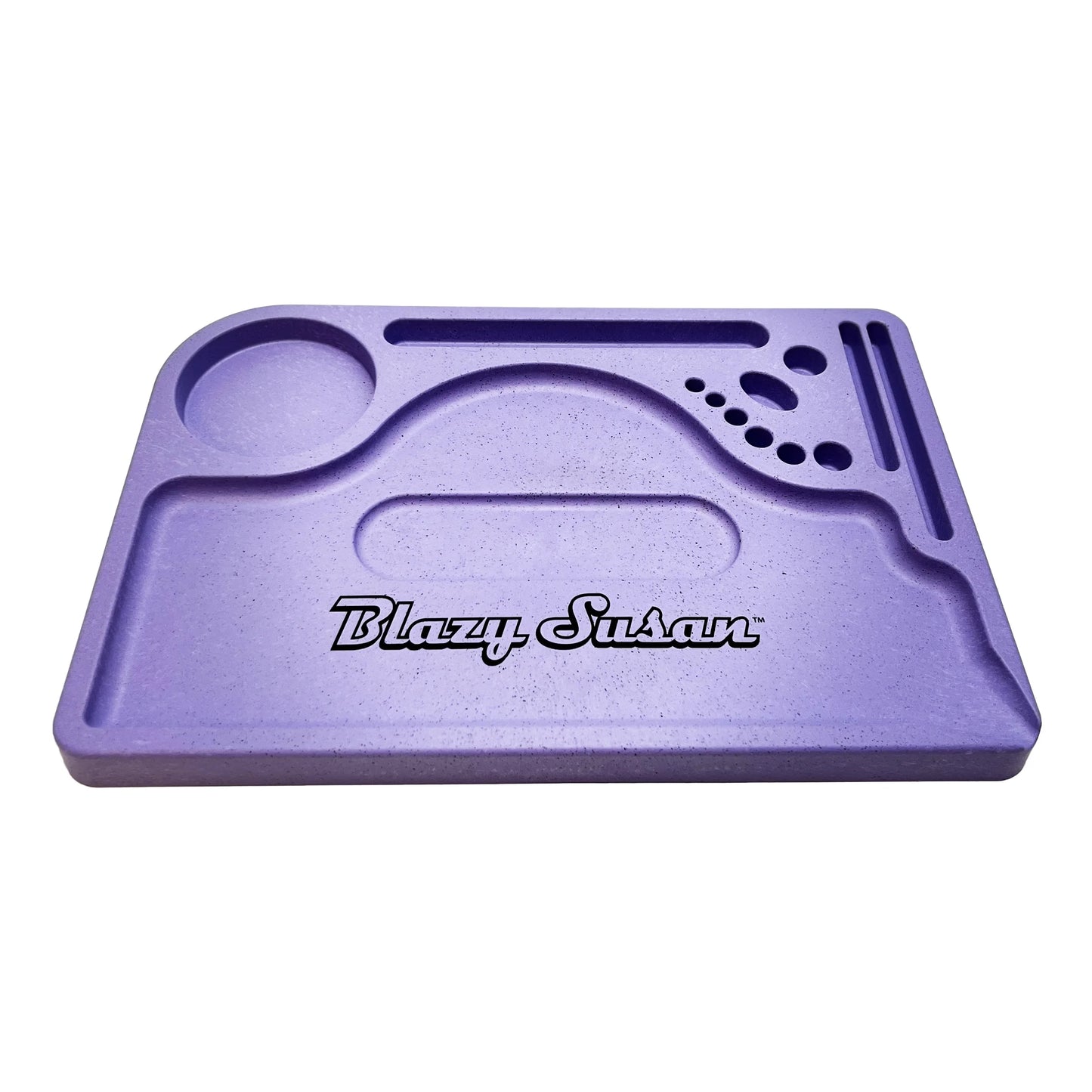 Blazy Susan Rolling Tray - Hemp Plastic Purple