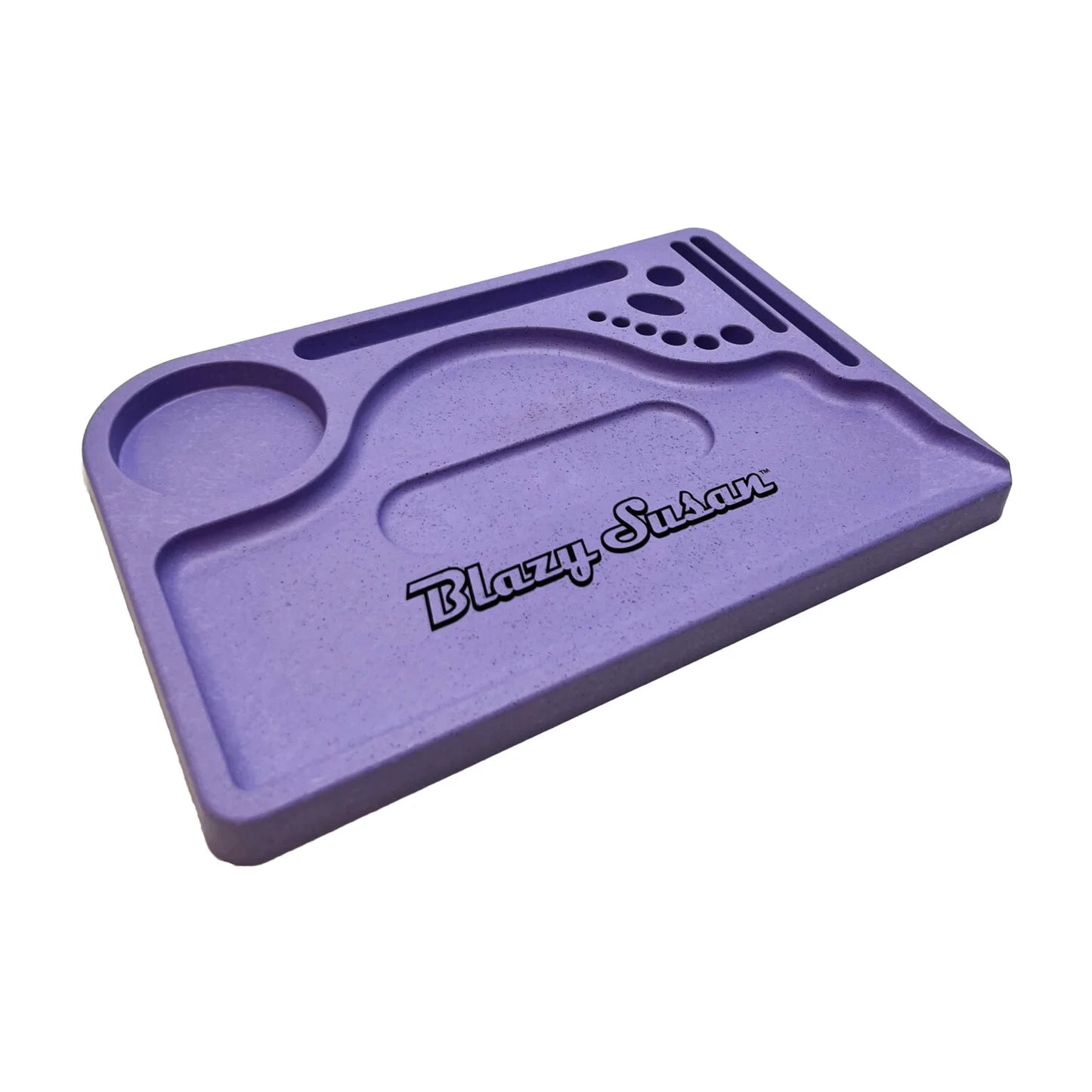 Blazy Susan Rolling Tray - Hemp Plastic Purple