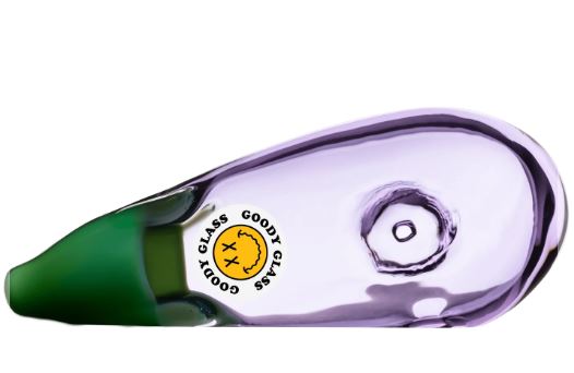 Goody Glass - Eggplant Hand Pipe